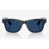 Ray-Ban Meta Wayfarer Gen2 Large Shiny Cosmic Blue Frame/Clear to Sapphire Transit.Lens RW4012 6628MF 53-22