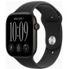 Apple Watch Series 12 GPS 46mm Black Aluminum Case with Black Sport Band S/M (MJEK4)