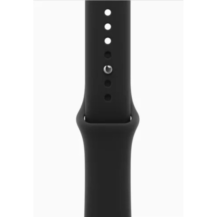 Apple Watch Series 12 GPS 46mm Black Aluminum Case with Black Sport Band S/M (MJEK4)