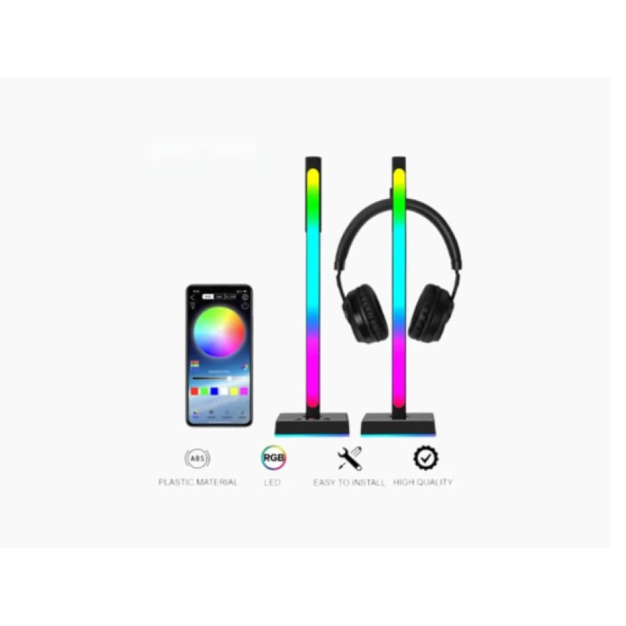 AJAZZ ABL190 RGB Light Bar with Voice Control & Headphone Stand