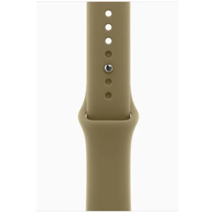 Apple Watch Series 12 GPS 46mm Dark Bronze Aluminum Case with Olive Sport Band M/L (MJEU4)