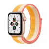 Apple Watch SE GPS + Cellular 40mm Gold Aluminum Case w. Maize/White S. Loop (MKQP3)
