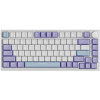 Ajazz AK820-Sea Salt Switch-Blue White Purple-RGB-DIY