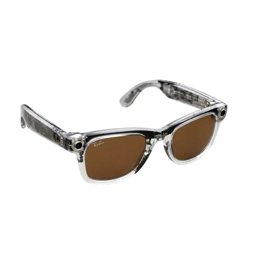Ray-Ban Meta Wayfarer Gen 2 Lim.Ed. Stand.Matte Transparent Frame/Brown Mirror Gold (RW4012 6770P 50-22)