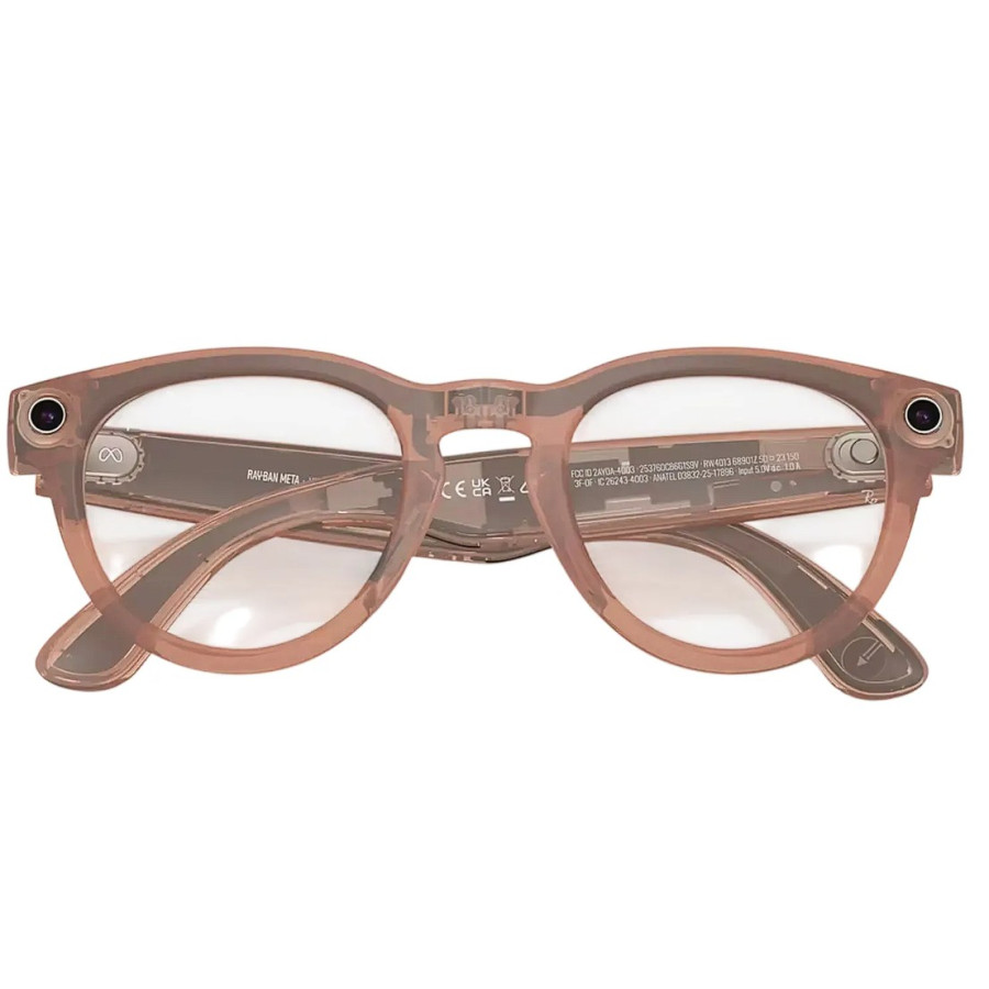 Ray-Ban Meta Headliner Gen2 Standard Matte Transp.Peach Frame/Clear to Grey Transit.Lens RW4013 68901Z 50-23