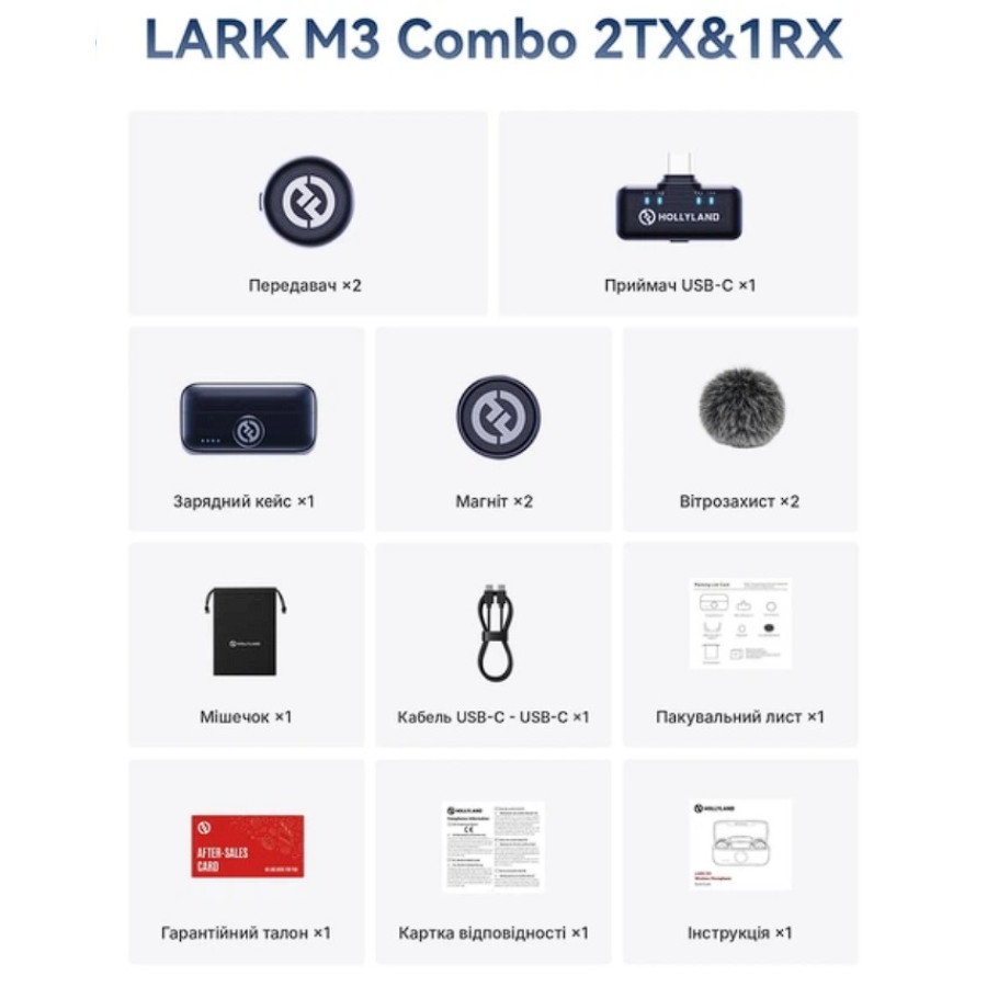 HOLLYLAND Lark M3 Combo (2TX + 1RX)