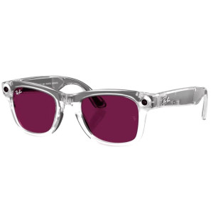 Ray-Ban Meta Wayfarer Gen 2 Lim.Ed. Stand.Matte Transparent Frame/Clear/Ruby Tr.Lens (RW4012 6770MI 50-22)