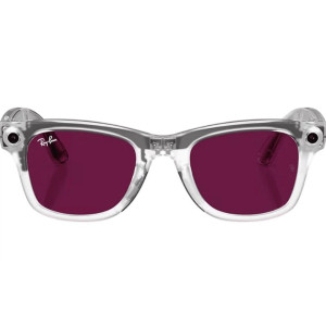 Ray-Ban Meta Wayfarer Gen 2 Lim.Ed. Stand.Matte Transparent Frame/Clear/Ruby Tr.Lens (RW4012 6770MI 50-22)
