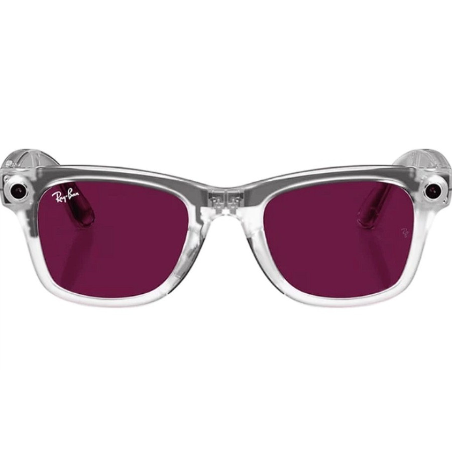 Ray-Ban Meta Wayfarer Gen 2 Lim.Ed. Stand.Matte Transparent Frame/Clear/Ruby Tr.Lens (RW4012 6770MI 50-22)