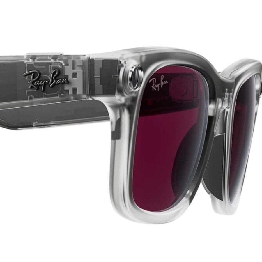 Ray-Ban Meta Wayfarer Gen 2 Lim.Ed. Stand.Matte Transparent Frame/Clear/Ruby Tr.Lens (RW4012 6770MI 50-22)