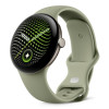 Google Pixel Watch 5 45mm Wi-Fi Satin Pyrite Aluminum case / Olive Active Band