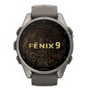 Garmin Fenix 9 43mm Titanium with Pebble Gray Silicone Band (010-04761-10/11)