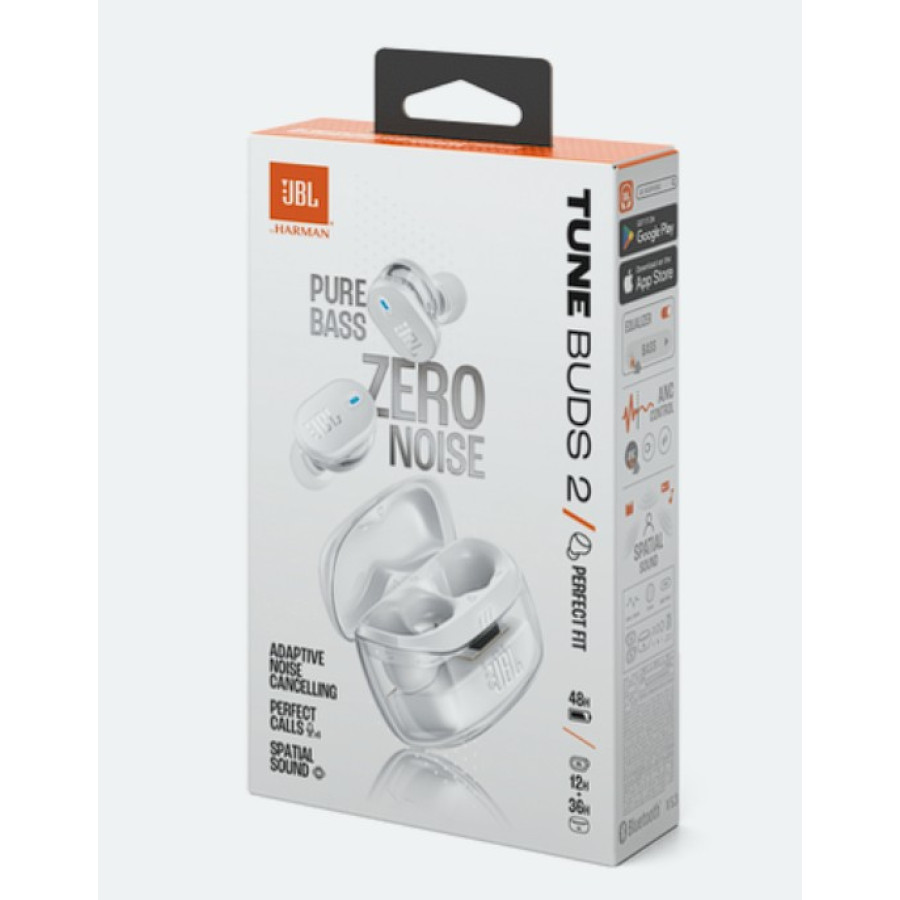 JBL Tune Buds 2 (Ghost Edition) White