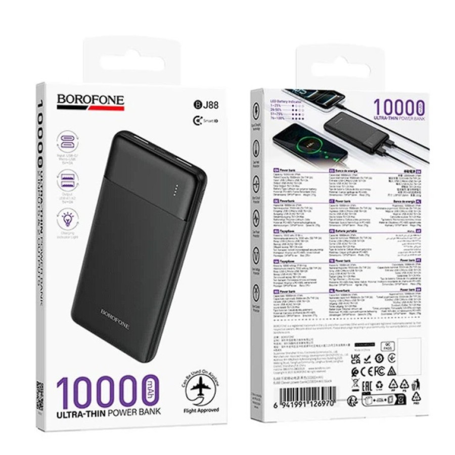 Borofone BJ88 Clever 10000mAh Black