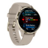 Garmin Venu 3S Soft Gold S. Steel Bezel w. French Gray Case and S. Band (010-02785-02)