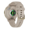 Garmin Venu 3S Soft Gold S. Steel Bezel w. French Gray Case and S. Band (010-02785-02)