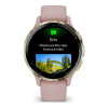Garmin Venu 3S Soft Gold S. Steel Bezel w. Dust Rose Case and S. Band (010-02785-03)