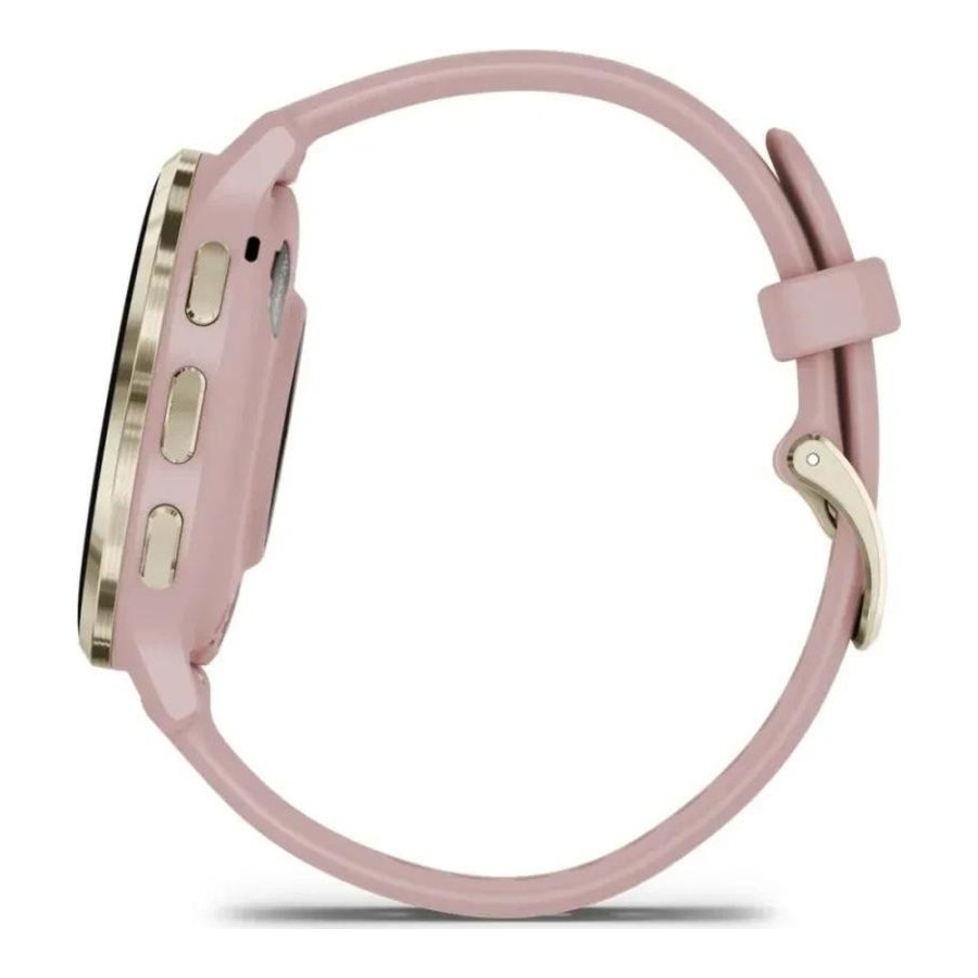 Garmin Venu 3S Soft Gold S. Steel Bezel w. Dust Rose Case and S. Band (010-02785-03)