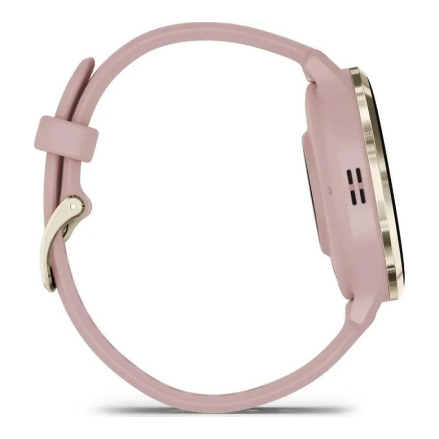 Garmin Venu 3S Soft Gold S. Steel Bezel w. Dust Rose Case and S. Band (010-02785-03)