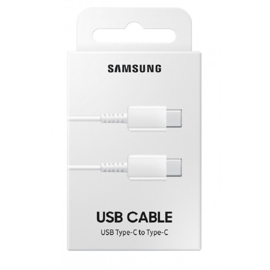 Samsung USB Type-C - USB Type-C 60W White (EP-DA705BWRGRU) (High Copy)