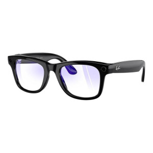 Ray-Ban Meta Wayfarer Shiny Black/Clear (RW4008 601/SB 53-22)