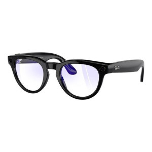 Ray-Ban Meta Headliner Shiny Black Frame/Clear Lenses (RW4009 601/SB 50-23)