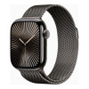 Apple Watch Series 10 GPS + Cellular 42mm Slate Titanium Case w. Slate Milanese Loop (MX053)