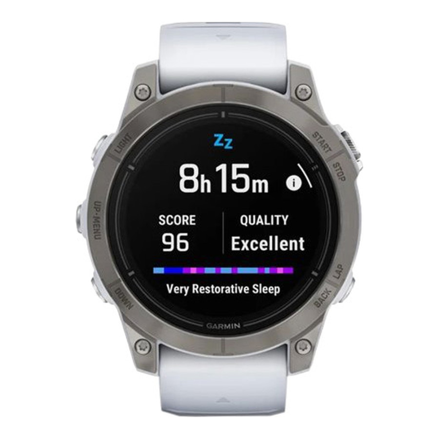 Garmin Epix Pro Gen 2 Sapphire 47mm Titanium w. Whitestone Band (010-02803-20/21)