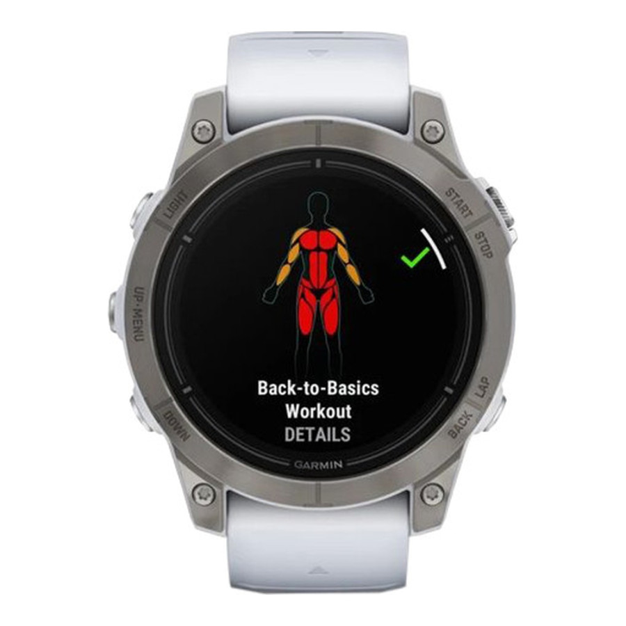 Garmin Epix Pro Gen 2 Sapphire 47mm Titanium w. Whitestone Band (010-02803-20/21)