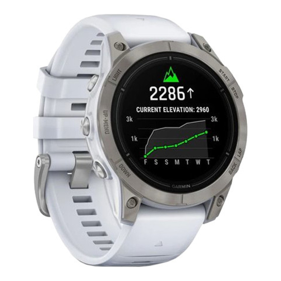 Garmin Epix Pro Gen 2 Sapphire 47mm Titanium w. Whitestone Band (010-02803-20/21)