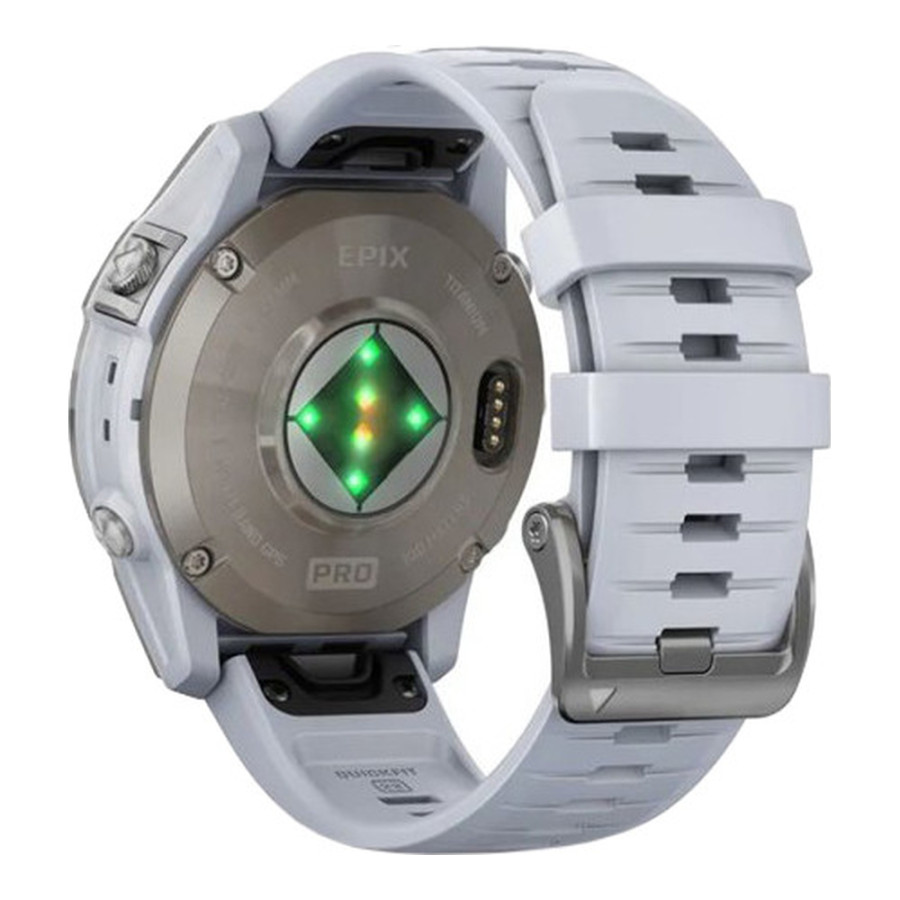 Garmin Epix Pro Gen 2 Sapphire 47mm Titanium w. Whitestone Band (010-02803-20/21)