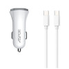 Aspor A906 Автомобільний зарядний пристрій PD (USB-C/3A/20W)- білий