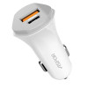 Aspor A906 Автомобільний зарядний пристрій PD (USB-C/3A/20W)- білий