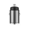 Aspor A908 Автомобільний зарядний пристрій Mini Metal (USB/USB-C/4.8A/30W)- графітовий