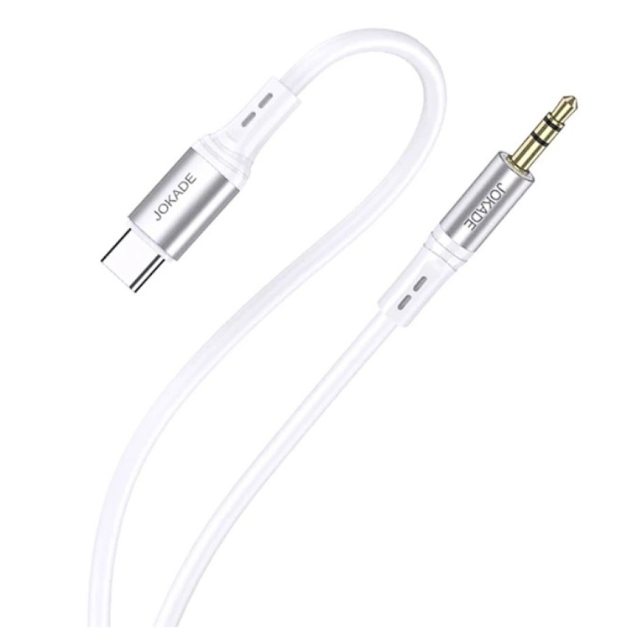 Jokade JA106 AUX кабель 3.5mm - Type-C -білий