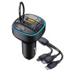 Jokade JH016 FM модулятор (трансмітер) (PD/100W/3in1) - чорний