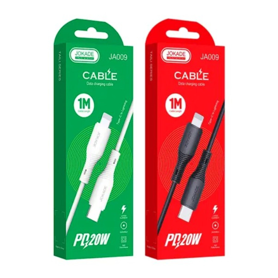Jokade JA009 Кабель PD Type-C - Lightning 20W/1м -білий