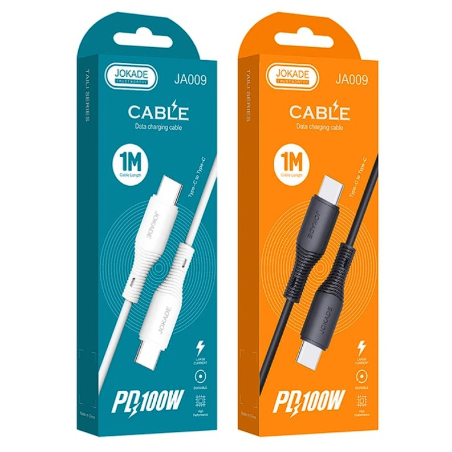 Jokade JA009 Кабель PD Type-C - Type-C 100W/1м -білий