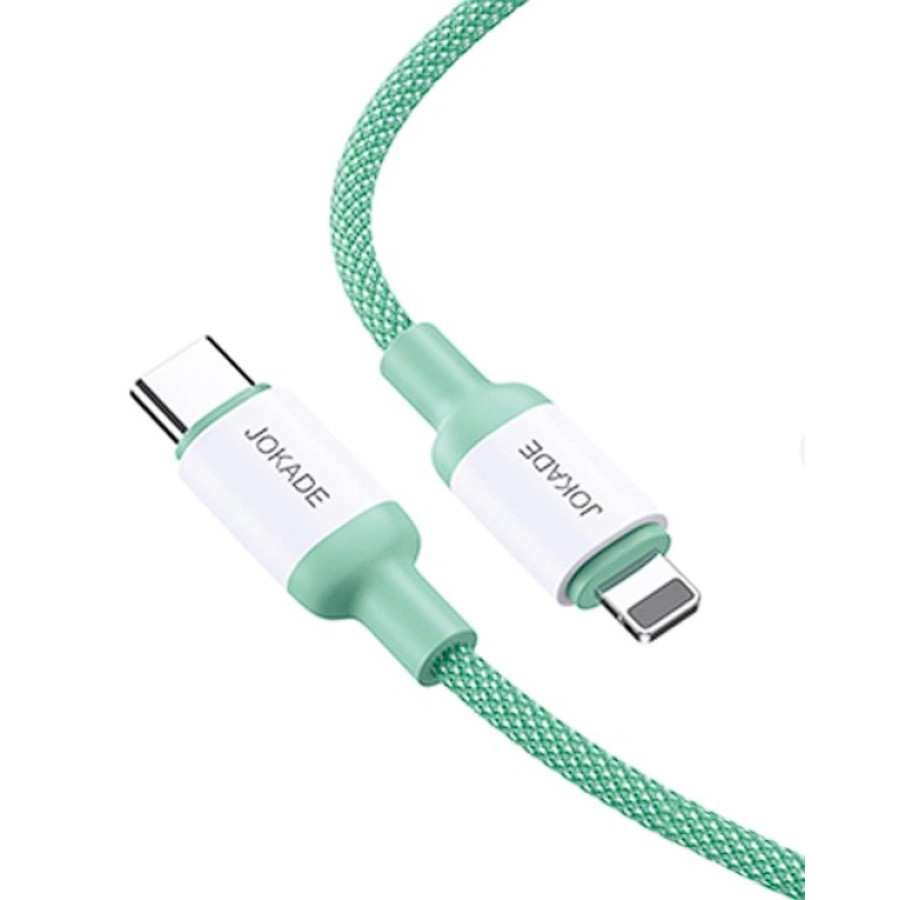 Jokade JA014 Кабель PD Type-C - Lightning 20W/1м -зелений