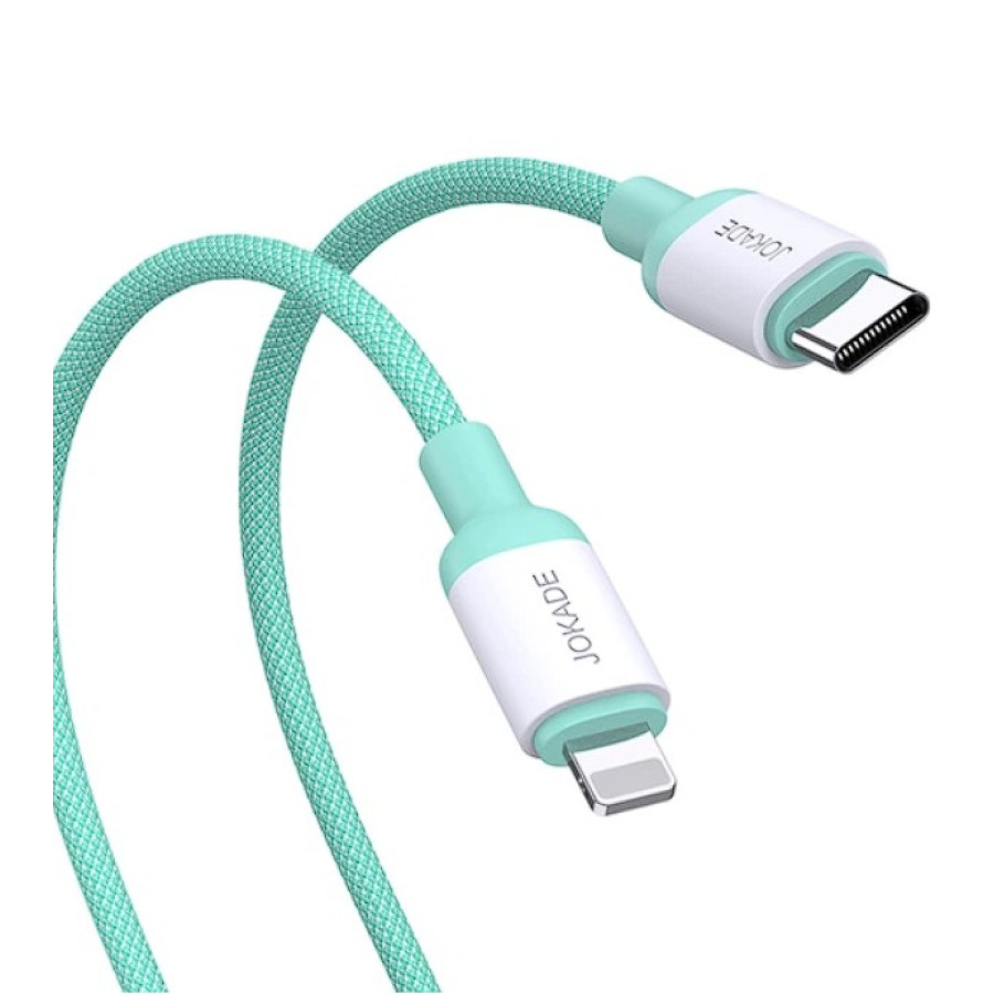 Jokade JA014 Кабель PD Type-C - Lightning 20W/1м -зелений