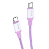 Jokade JA014 Кабель PD Type-C - Type-C 100W/1м -фіолетовий