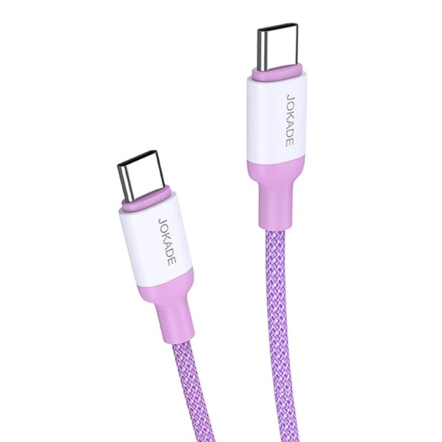 Jokade JA014 Кабель PD Type-C - Type-C 100W/1м -фіолетовий