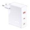 Jokade JB059 Мережевий зарядний пристрій (1USB/2USB-C/PD100W) -білий