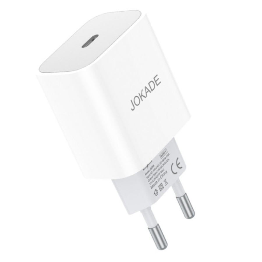 Jokade JB068 Мережевий зарядний пристрій (USB-C/27W)- білий
