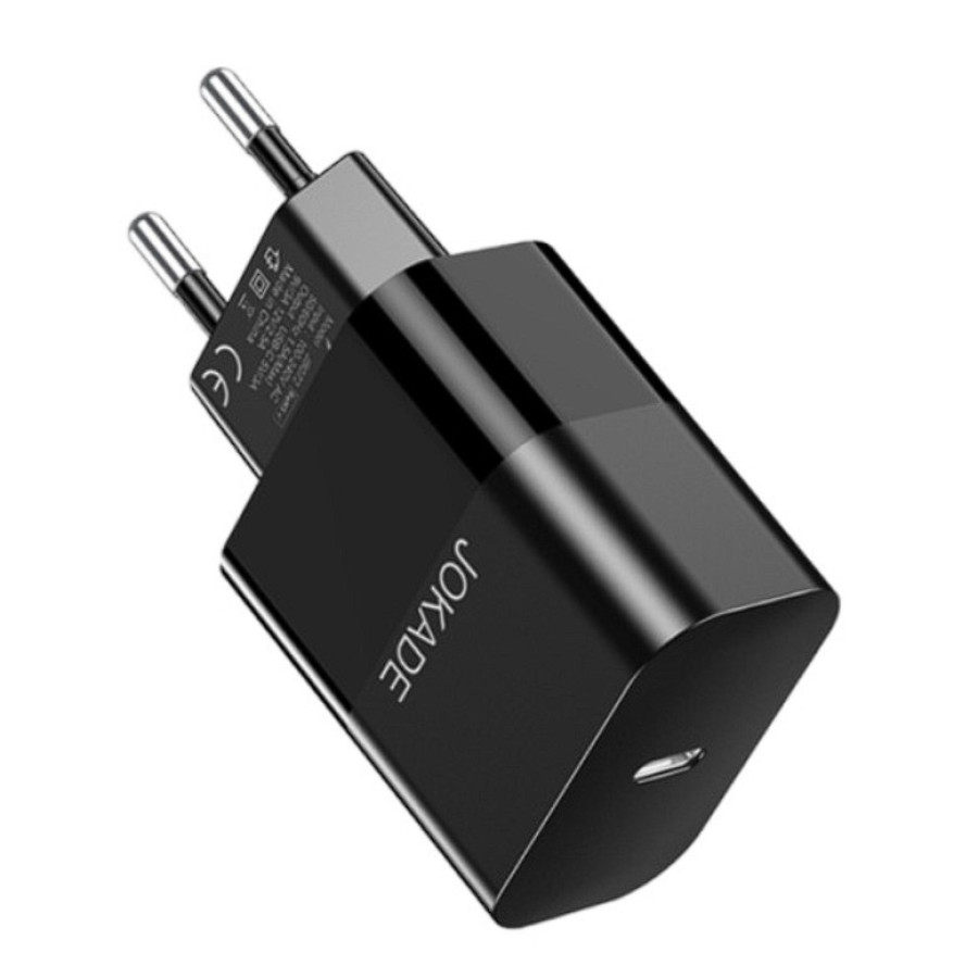 Jokade JB072 Мережевий зарядний пристрій (USB-C/30W)- чорний