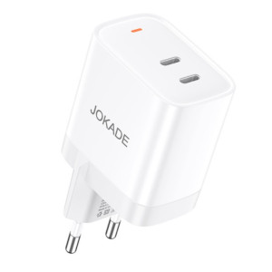 Jokade JB083 Мережевий зарядний пристрій (2USB-C/30W)- білий