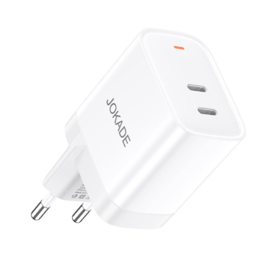 Jokade JB083 Мережевий зарядний пристрій (2USB-C/30W)- білий