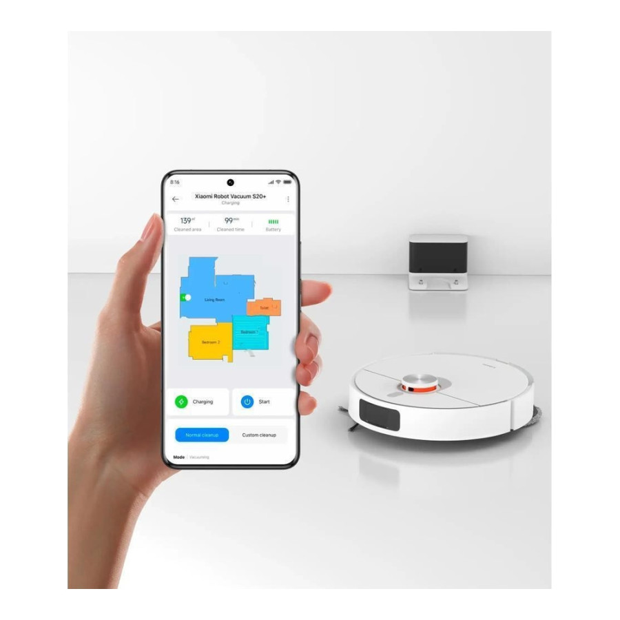 Xiaomi Robot Vacuum S20+ White (UA)