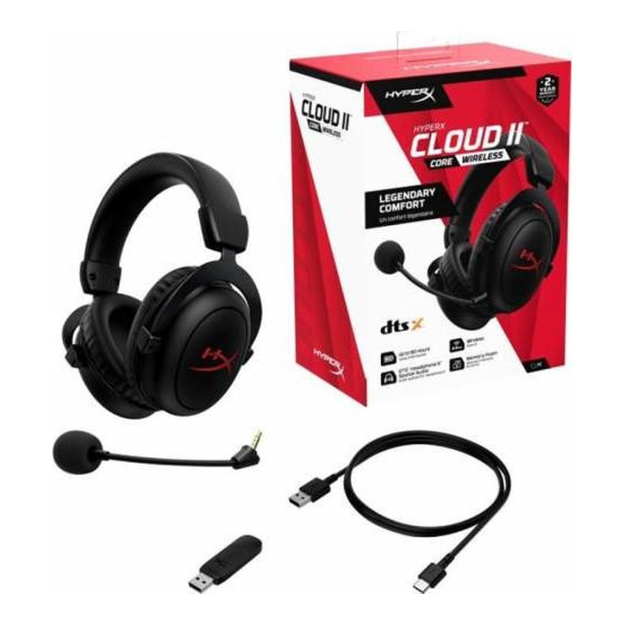 HyperX Cloud II Core Wireless Black (6Y2G8AA)