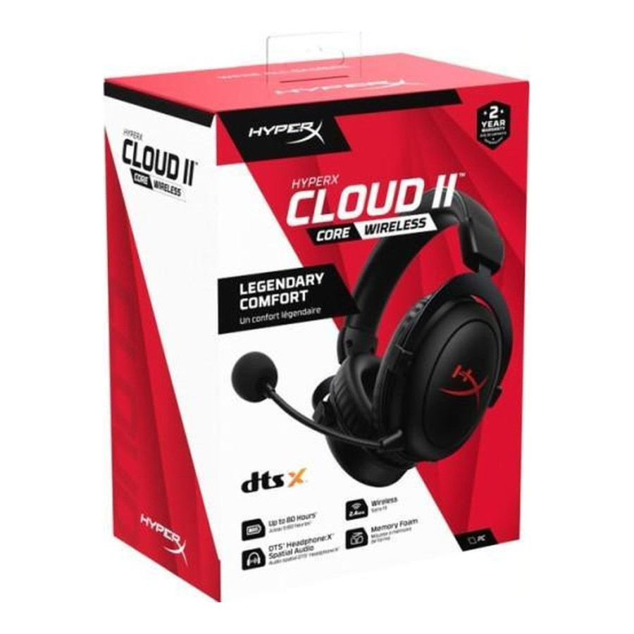 HyperX Cloud II Core Wireless Black (6Y2G8AA)